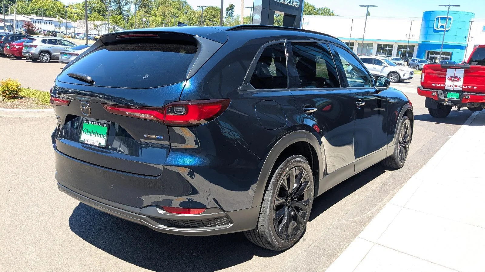New 2026 Deep Crystal Blue Mica Mazda Premium Sport AWD image 6