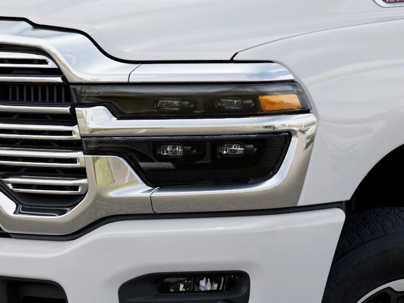 New 2026 Bright White Clear-Coat Exterior Paint RAM Laramie image 11