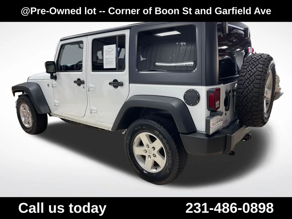 Used 2017 White Jeep Unlimited Sport image 4