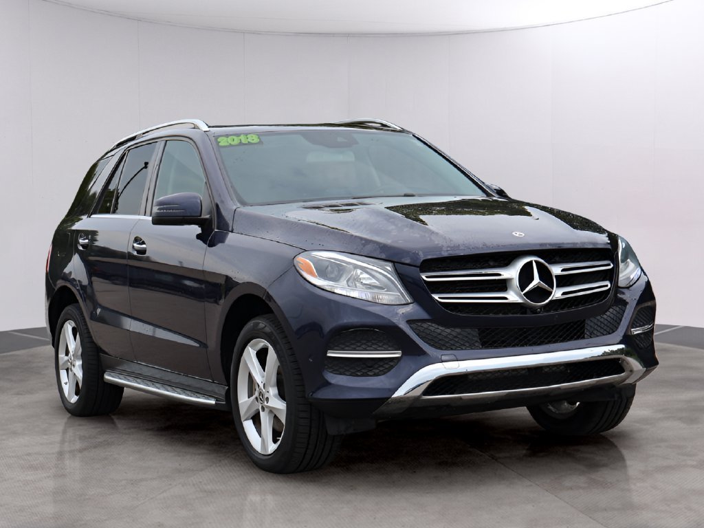 Used 2018 Brilliant Blue Metallic Mercedes-Benz GLE 350 image 3