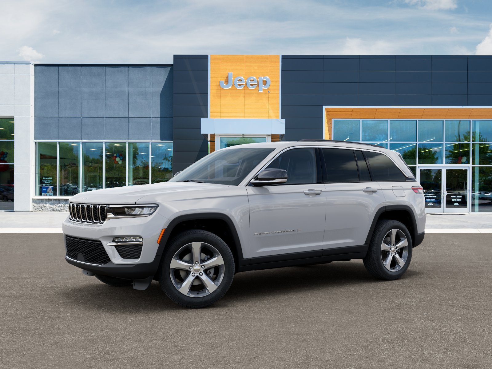 New 2025 Bright White Clear-Coat Exterior Paint Jeep Limited image 28