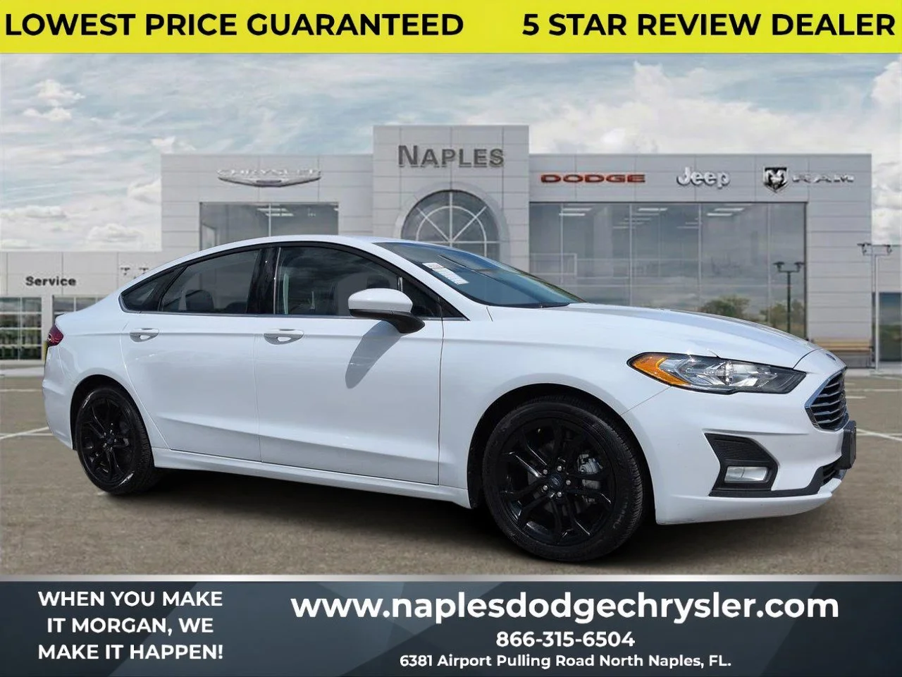 Used 2019 Oxford White Ford SE image 1