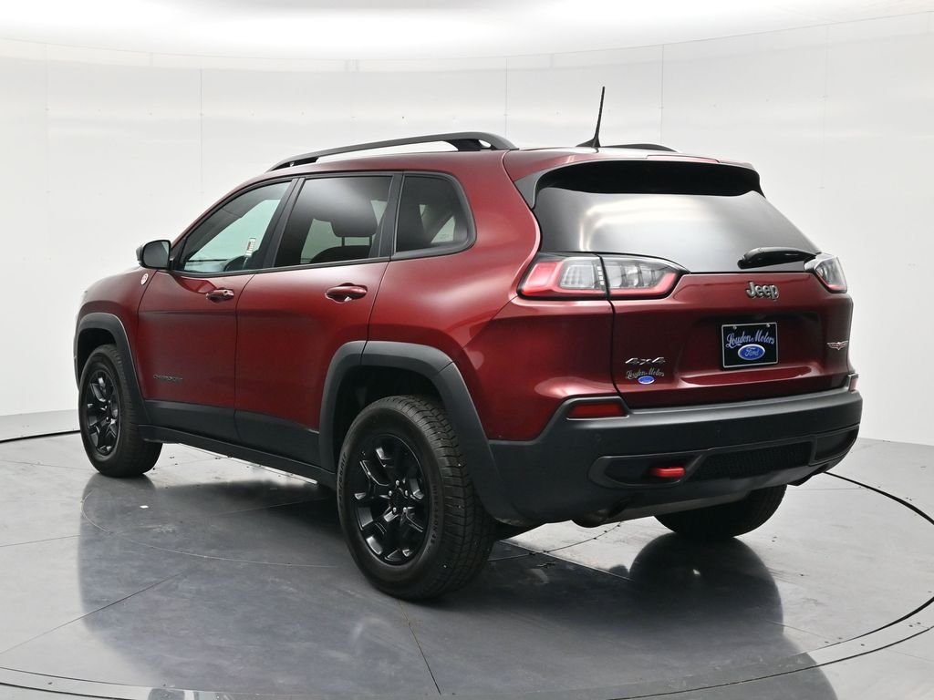 Used 2020 Velvet Red Pearlcoat Jeep Trailhawk image 6