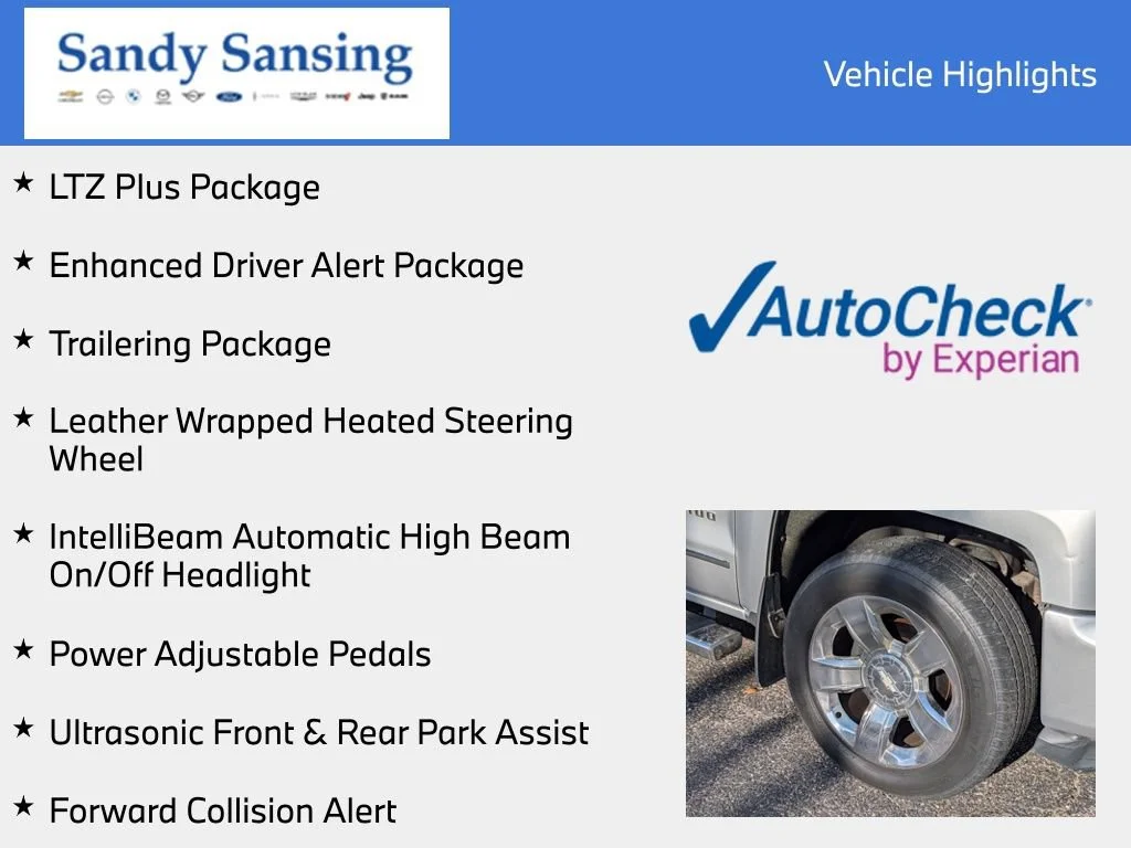Used 2016 SILVER ICE METALLIC Chevrolet LTZ image 11