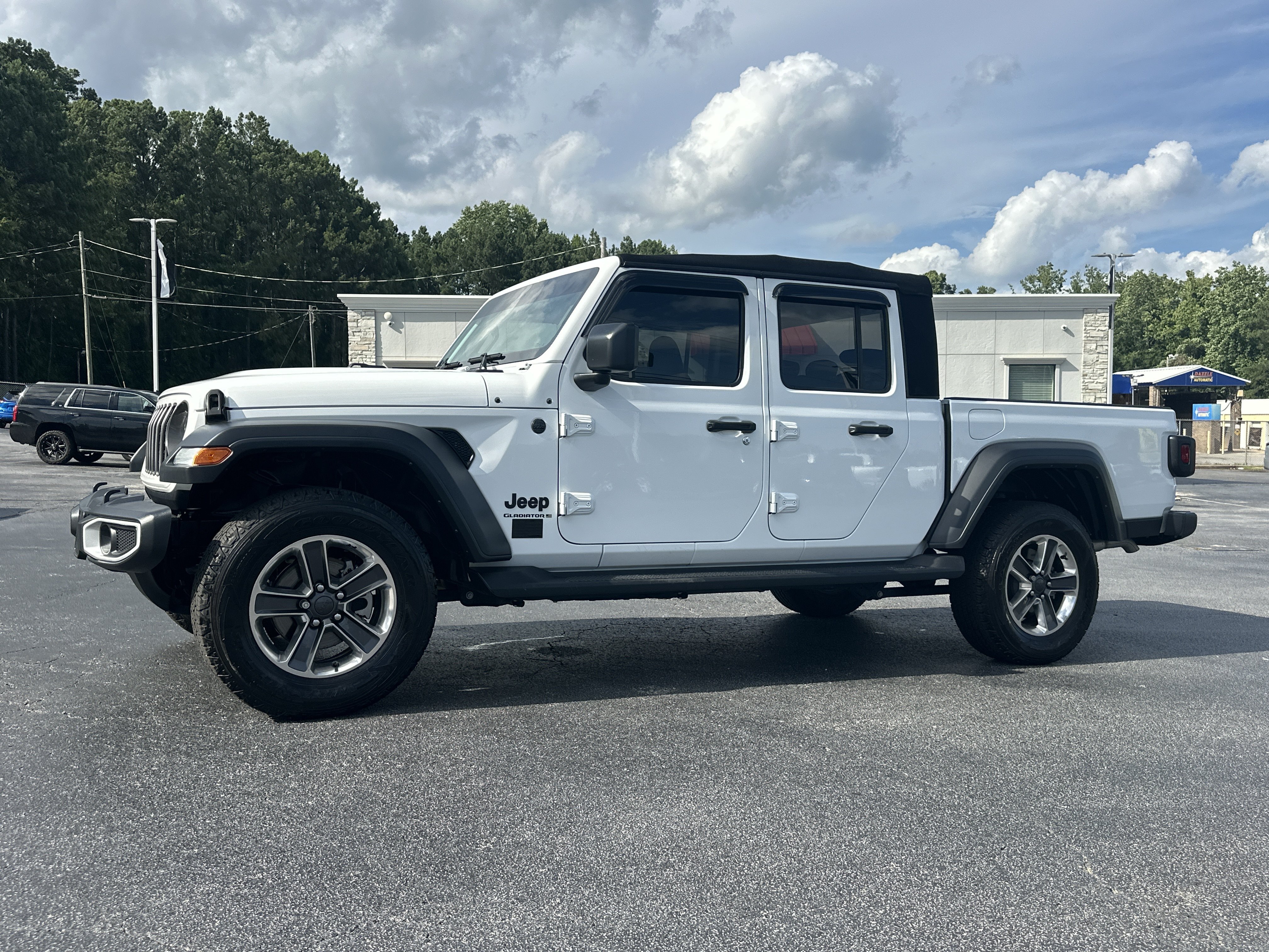 Used 2024 Bright White Clearcoat Jeep Sport image 4