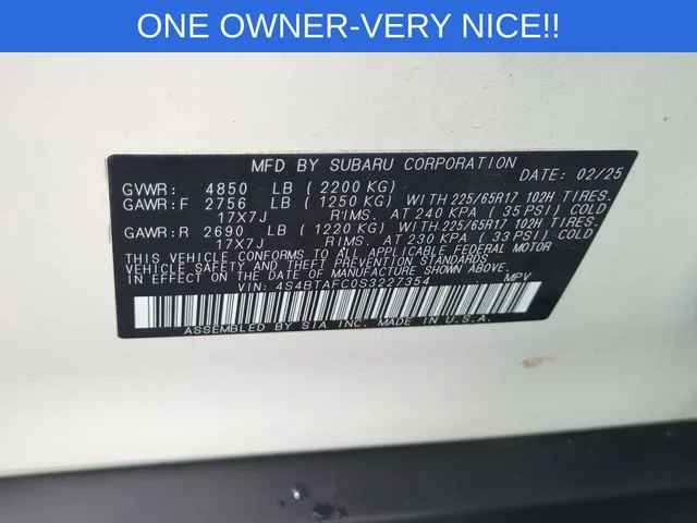 Used 2025 White Subaru Premium image 39