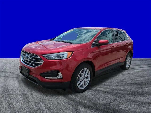 Used 2021 Red Ford SEL image 8