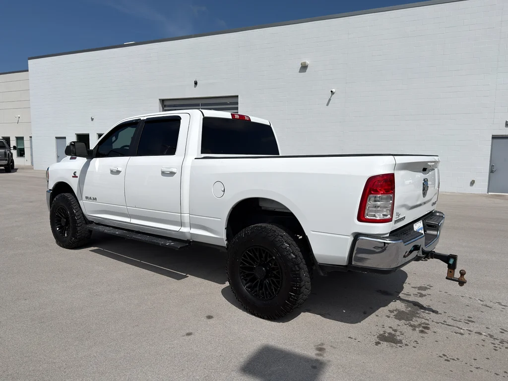 Used 2021 Bright White Clearcoat Ram Big Horn image 3