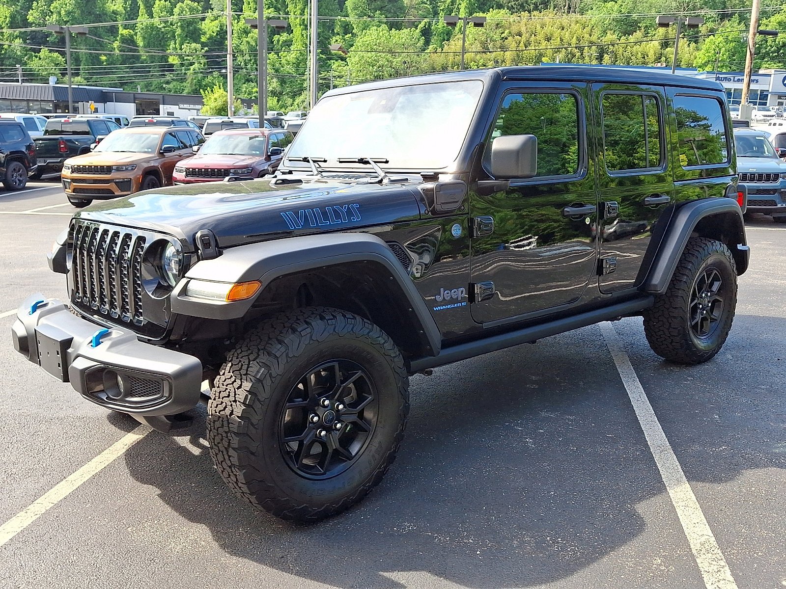 Used 2024 Black Clearcoat Jeep Willys image 3