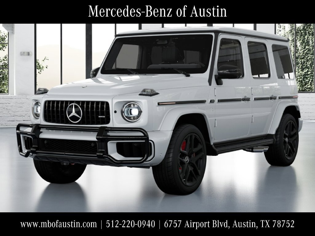 New 2027 MANUFAKTUR Moonlight White Metallic Mercedes-Benz AMG® G 63 SUV image 1