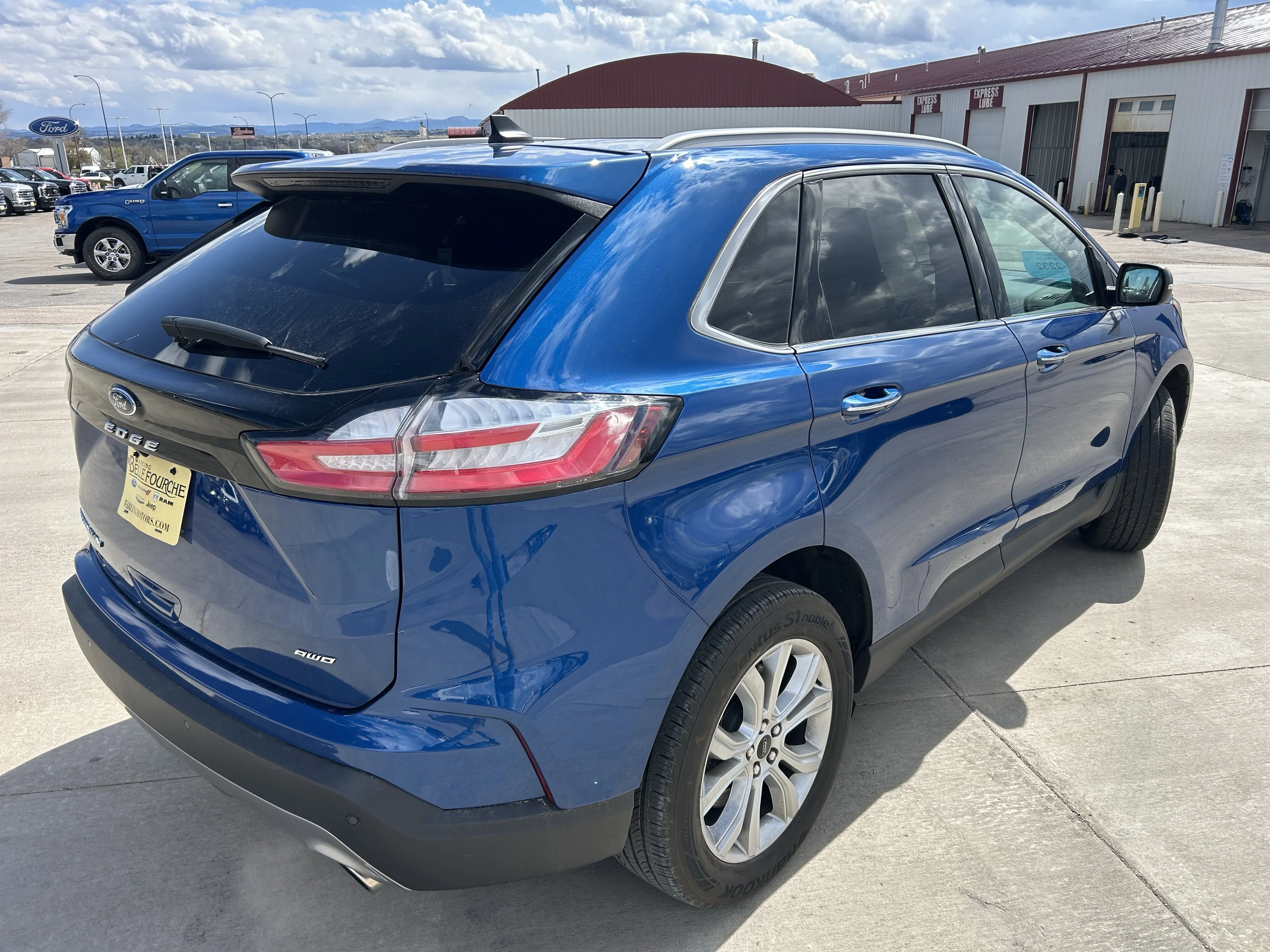 Used 2024 Blue Ford Titanium image 3