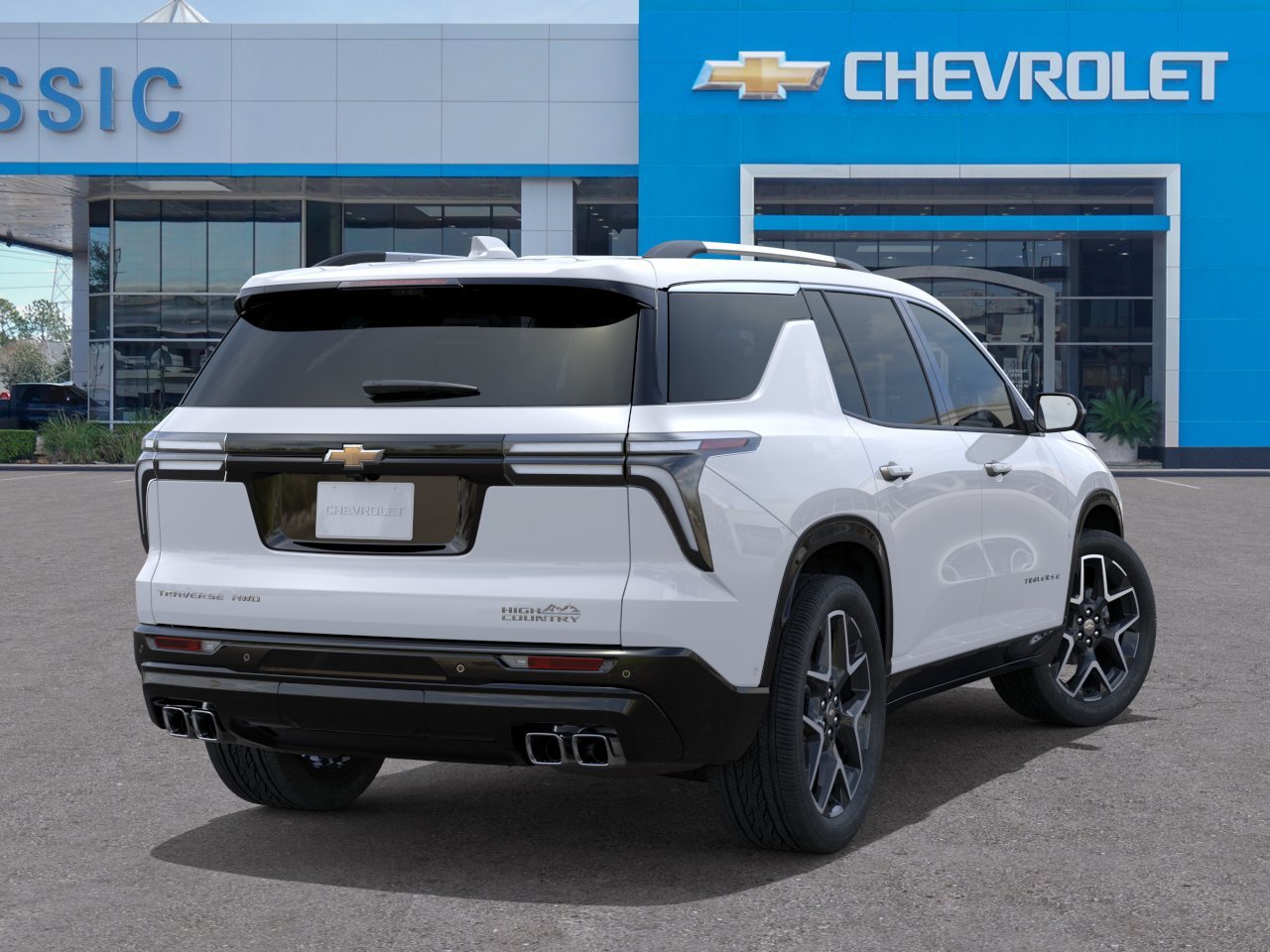 2026 Chevrolet Traverse High Country White at Classic Elite Chevrolet Sugar Land