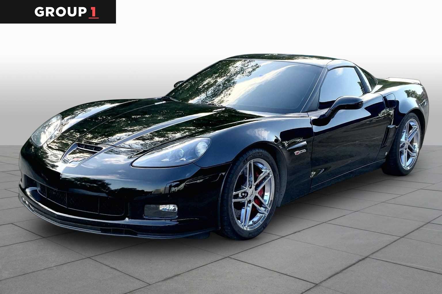 Used 2009 Black Chevrolet Z06 w/3LZ image 1