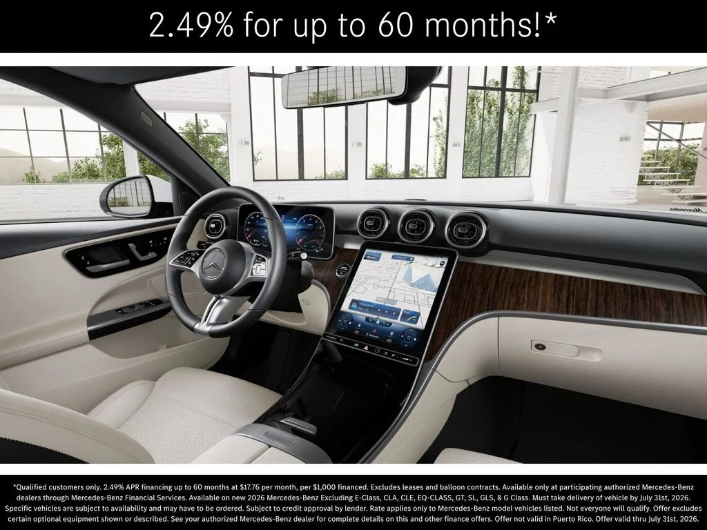 New 2026 Polar White Mercedes-Benz C 300 image 6