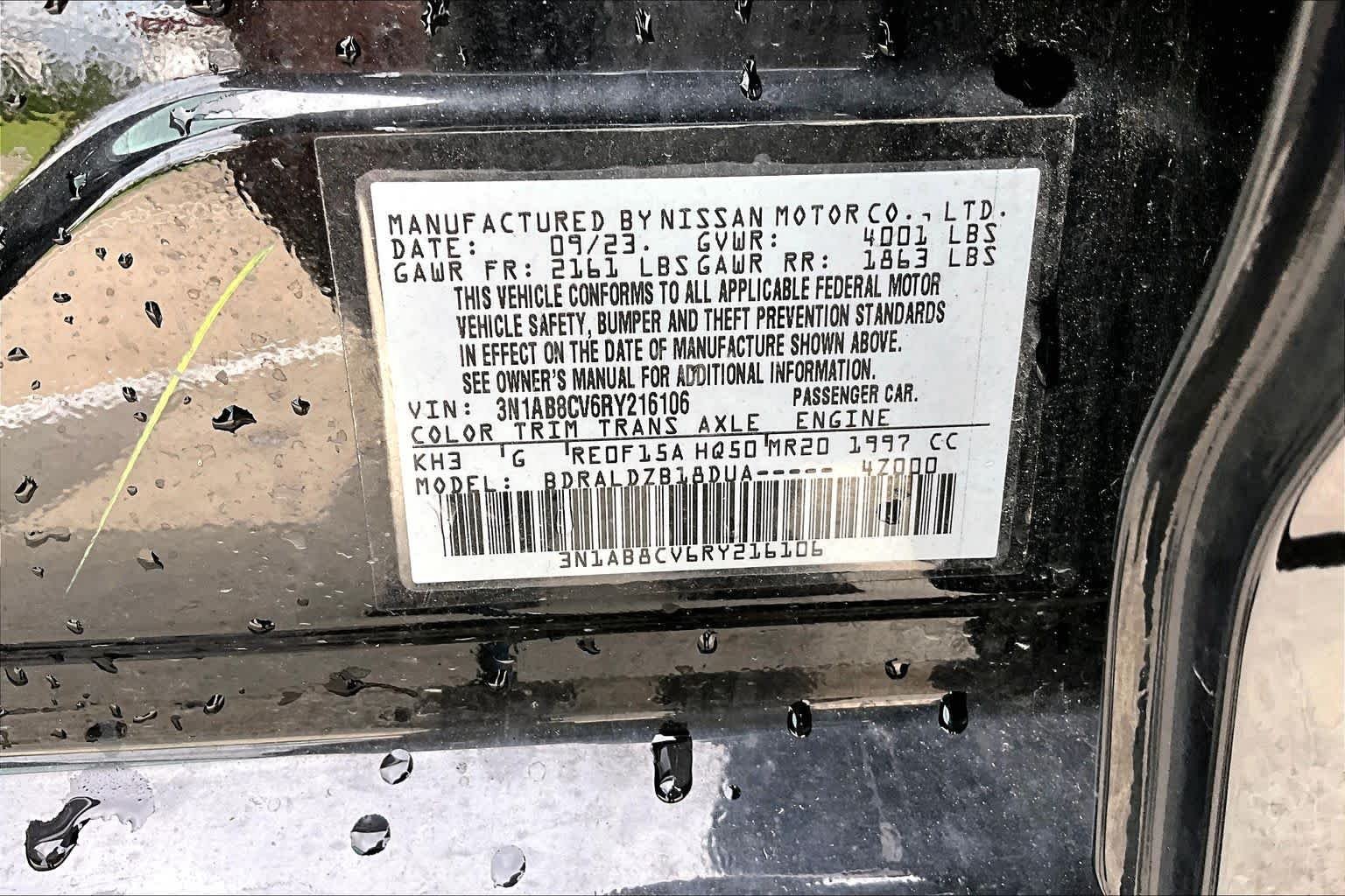 Used 2024 Super Black Nissan SV image 37