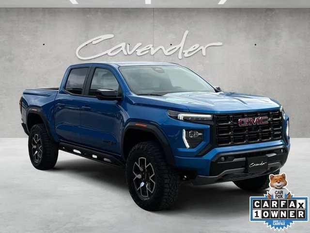 Used 2024 Dynamic Blue Metallic GMC AT4X image 2