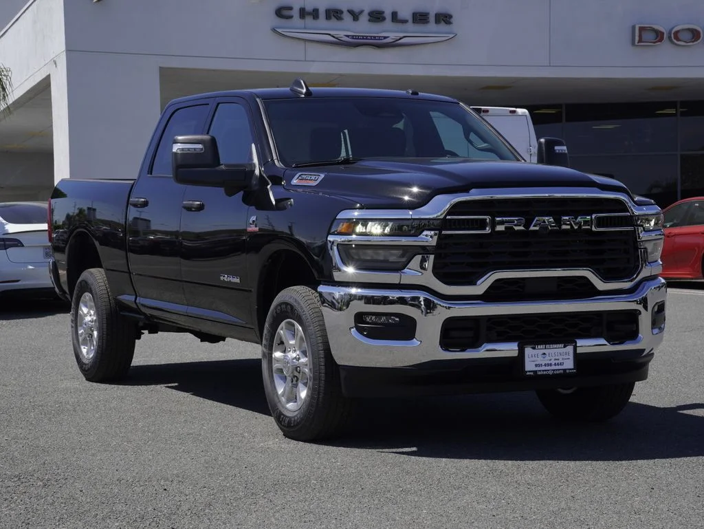 New 2026 Diamond Black Crystal Pearl-Coat Exterior Paint RAM Big Horn image 1