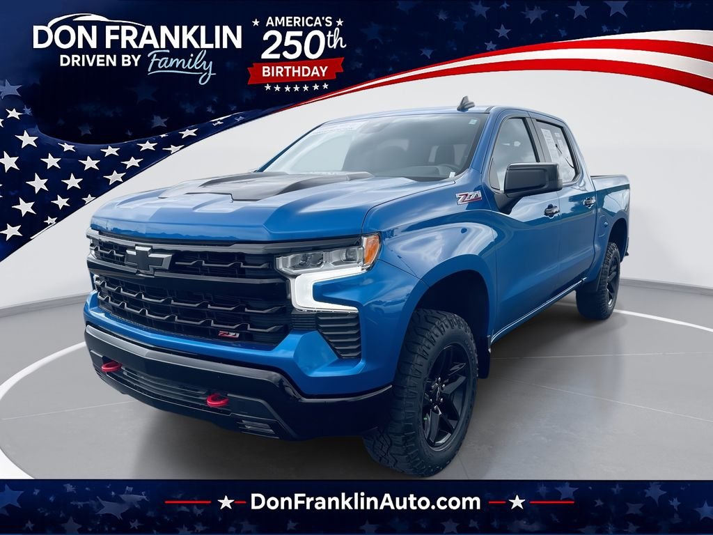 Certified Used 2023 Blue Chevrolet LT Trail Boss image 1