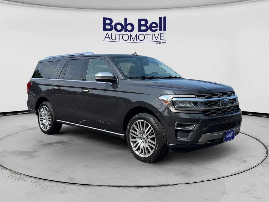 Used 2023 Dark Matter Metallic Ford Platinum image 1