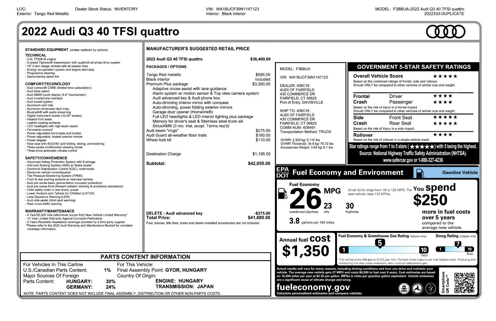2022 Audi Q3 Premium Plus - Photo 11