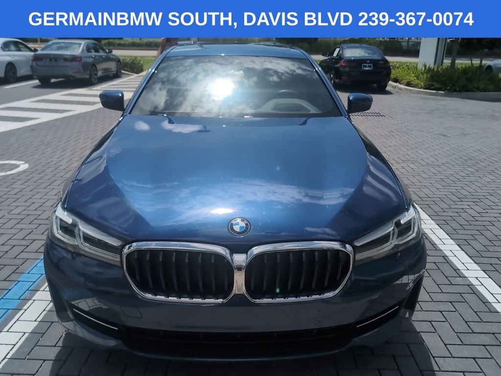 Used 2023 Blue Metallic BMW 530i image 2