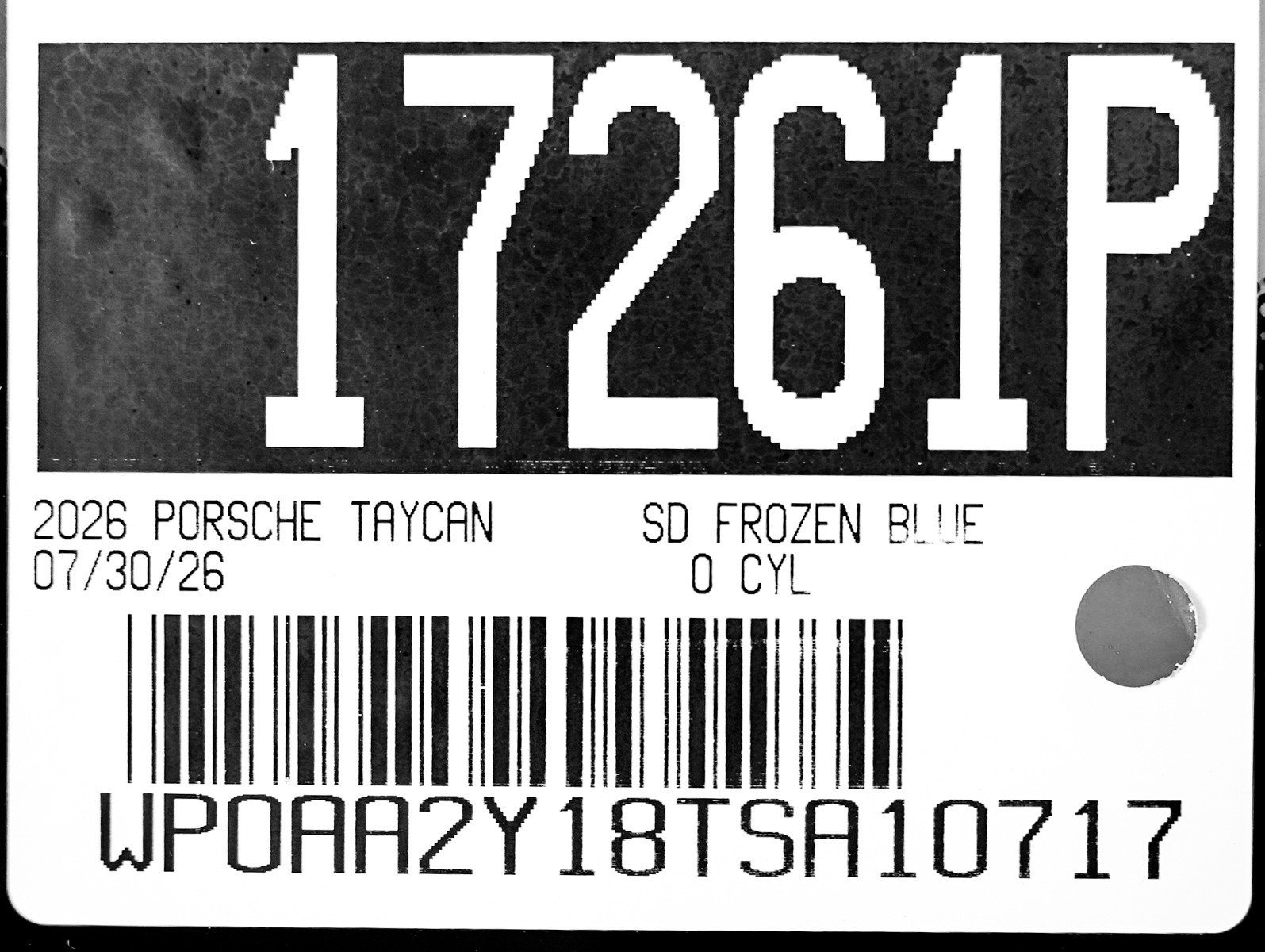 New 2026 FROZEN BLUE Porsche  image 28
