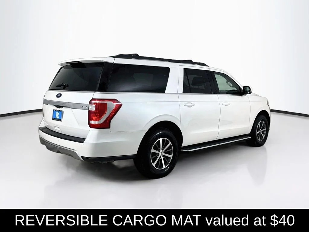 Used 2018 White Platinum Clearcoat Metallic Ford XLT image 8