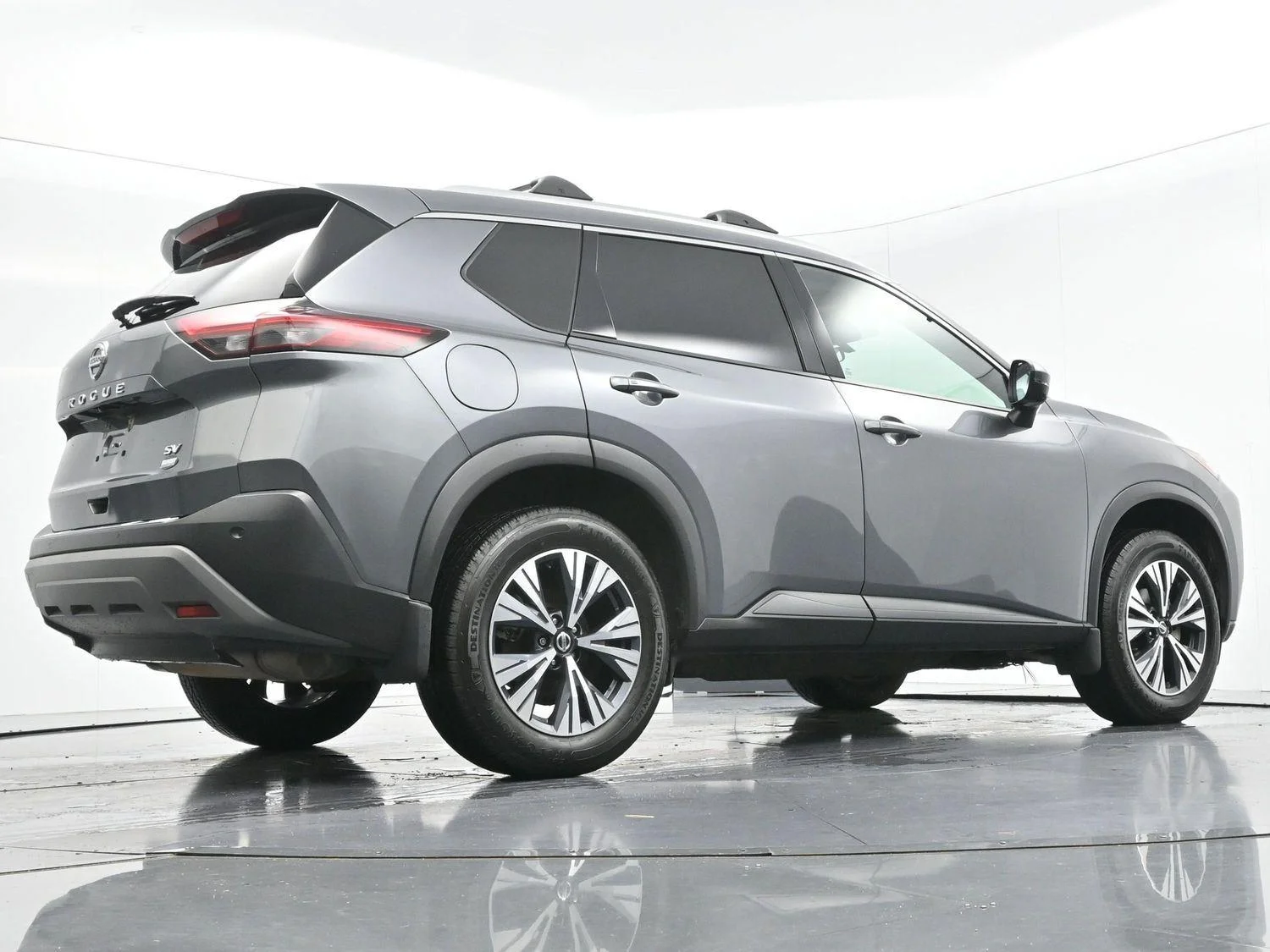 Used 2021 Gun Metallic Nissan SV image 50