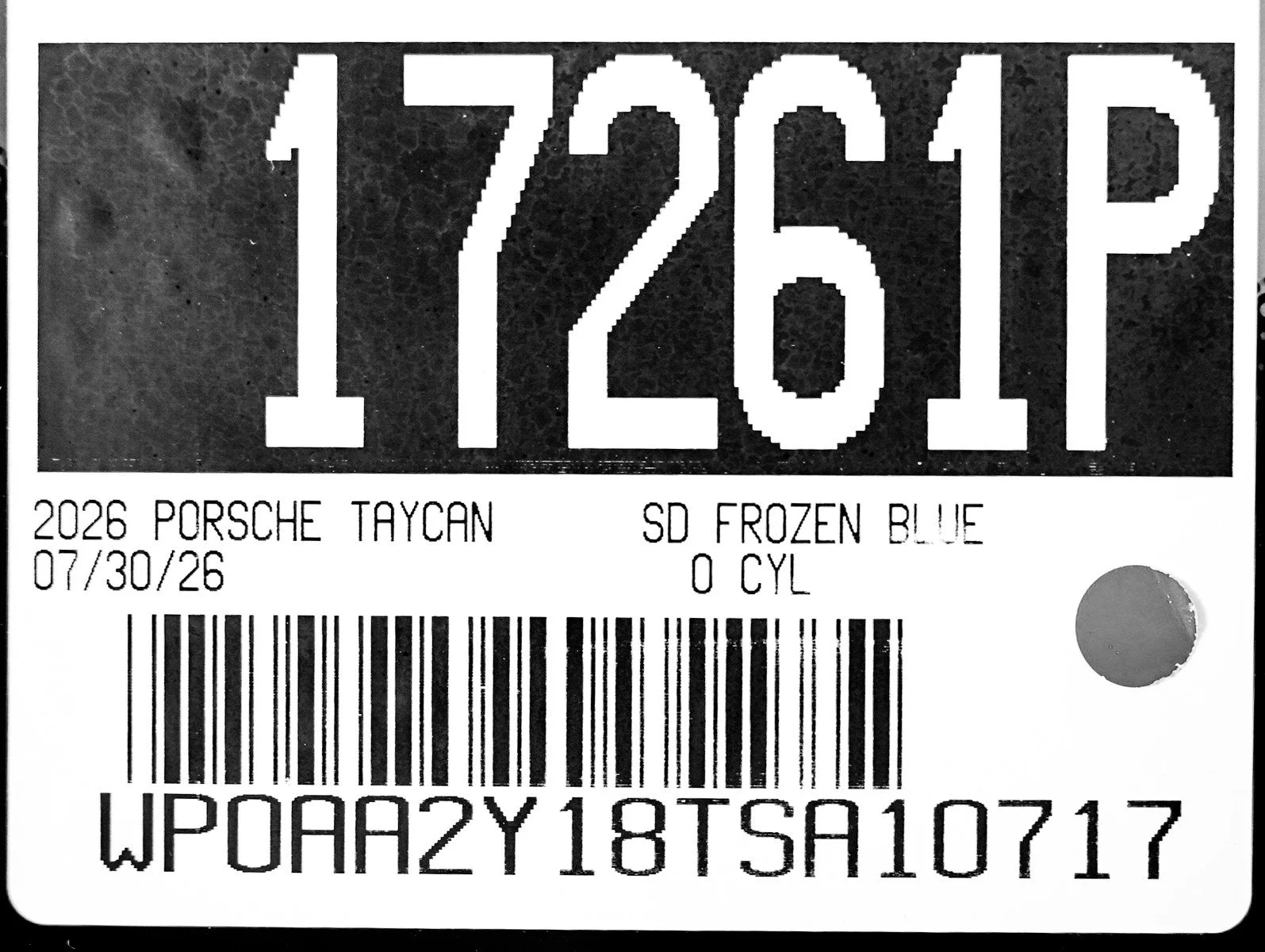New 2026 FROZEN BLUE Porsche  image 28