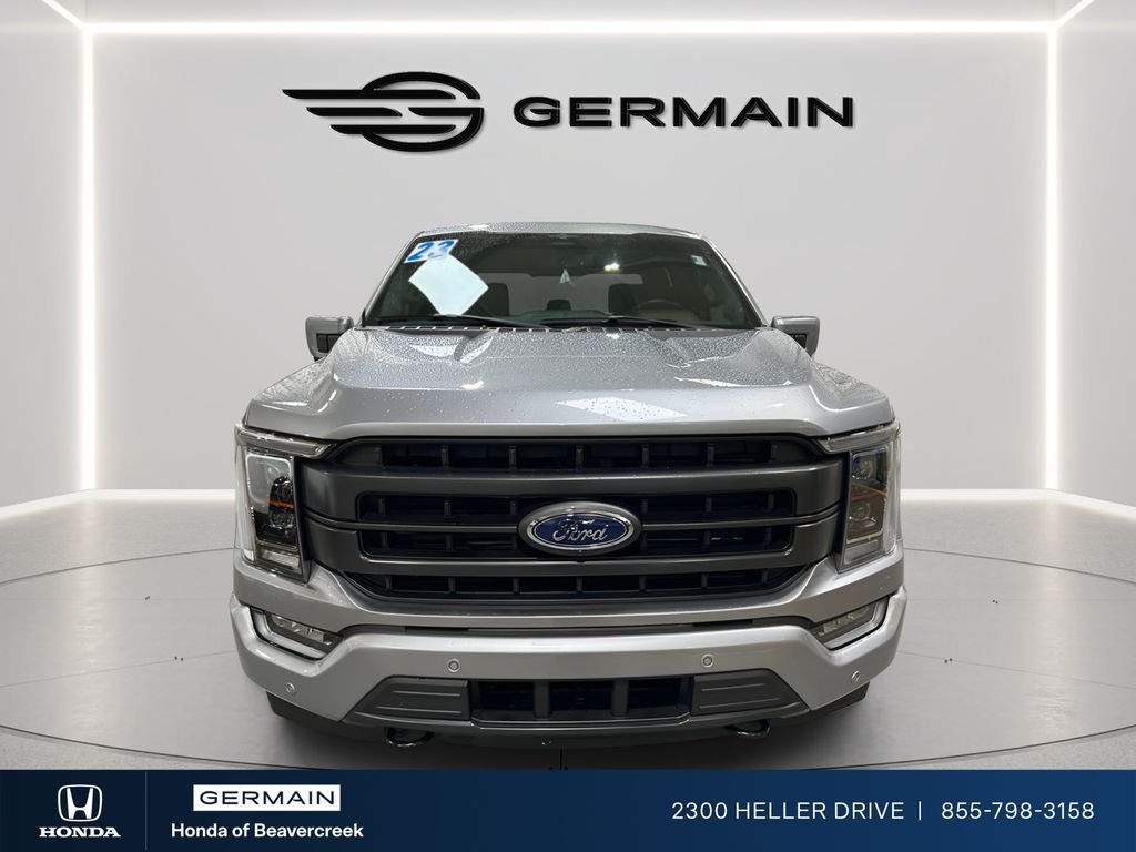 Used 2023 Iconic Silver Metallic Ford Lariat image 3