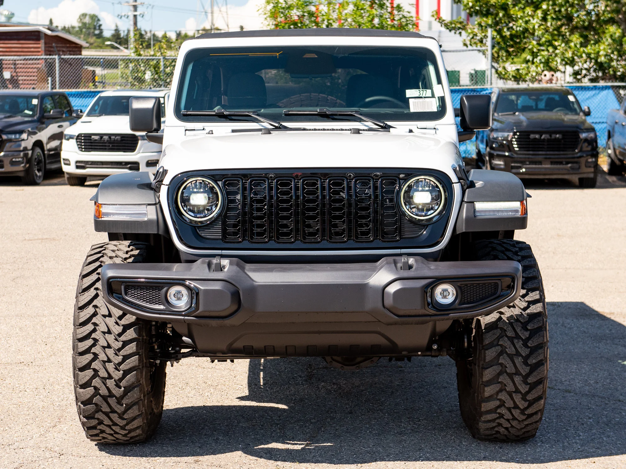 New 2026 White Jeep Willys*, 3.5 Inch Lift, 37 Inch Tires image 9