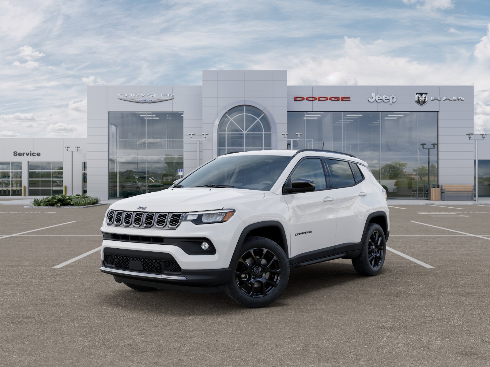 New 2026 Bright White Clear-Coat Exterior Paint Jeep Latitude image 27