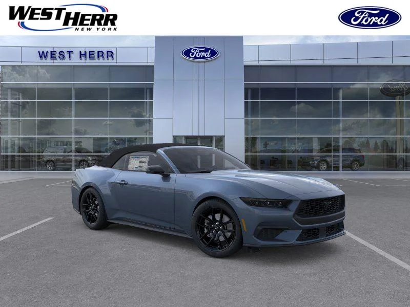 New 2026 Vapor Blue Metallic Ford EcoBoost® Premium Convertible image 1