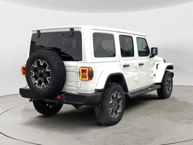 New 2026 Bright White Clearcoat Jeep 4-DOOR SAHARA image 6