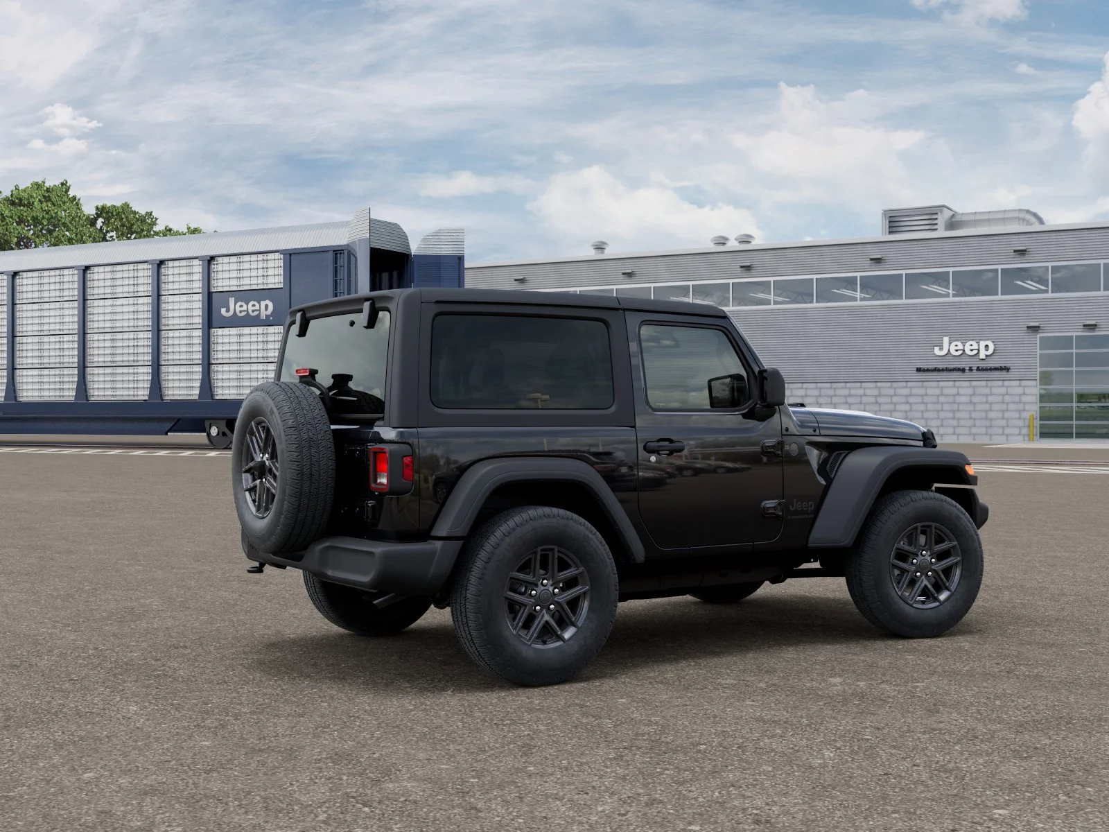 New 2026 Black Clear-Coat Exterior Paint Jeep Sport S image 4