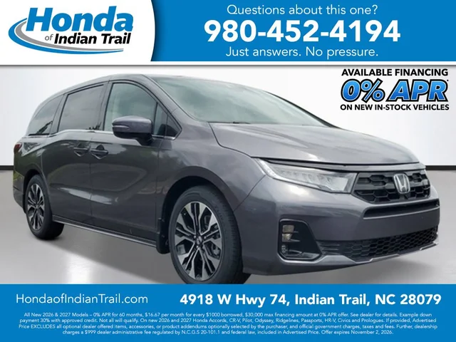 2026 Honda Odyssey Elite