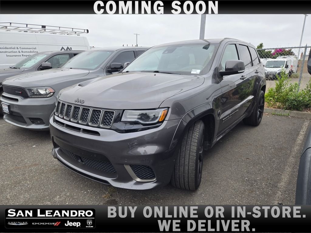 Used 2019 Granite Crystal Metallic Clearcoat Jeep Trackhawk image 1