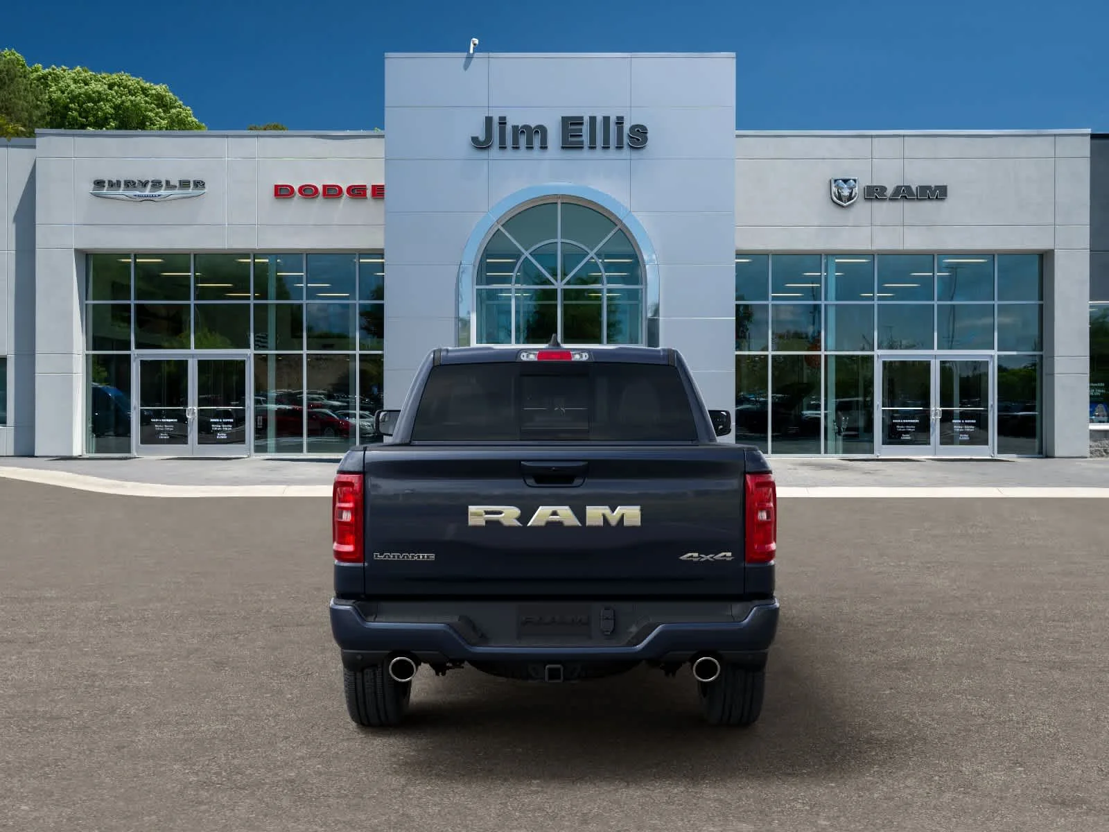 New 2026 Forged Blue Metallic Exterior Paint RAM Laramie image 7