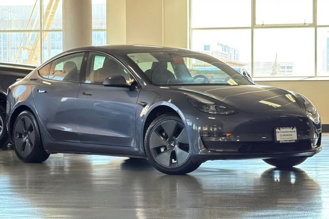 Used 2023 Tesla Model 3 Base with VIN 5YJ3E1EAXPF687893 for sale in San Francisco, CA