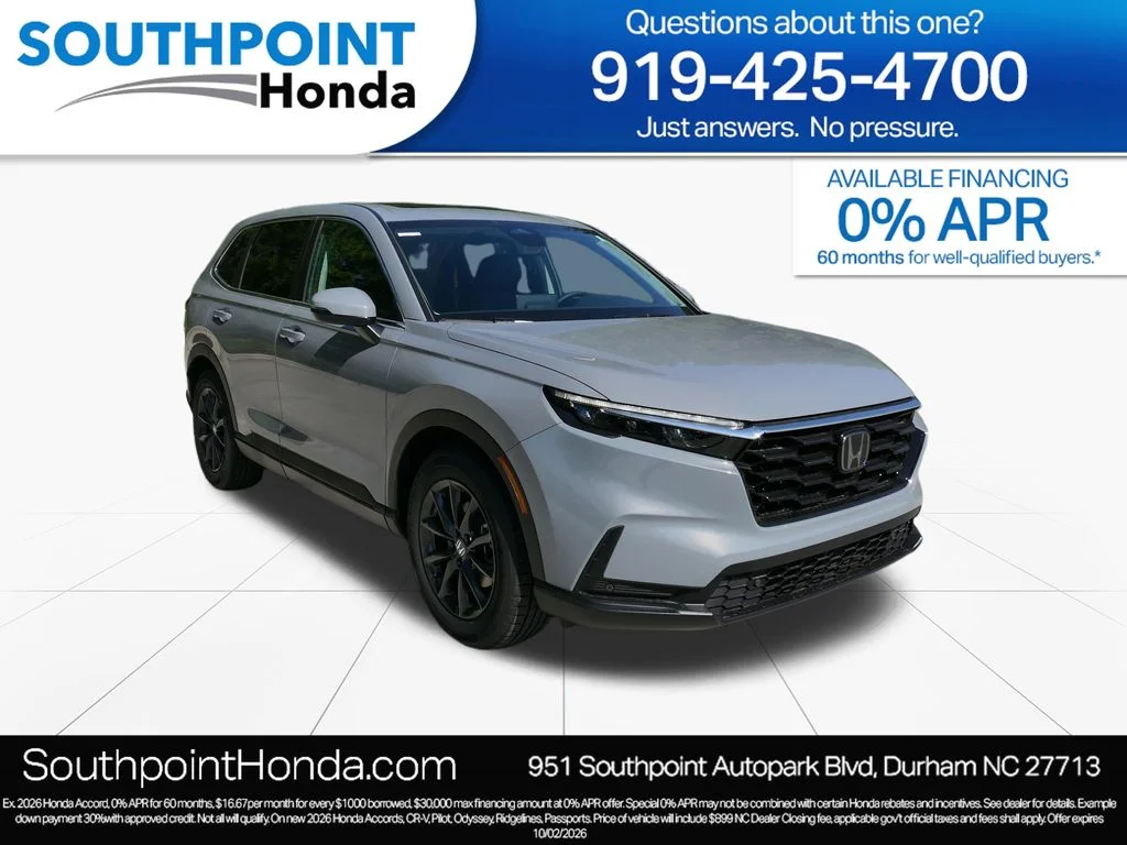 New 2026 Urban Gray Pearl Honda EX-L image 1