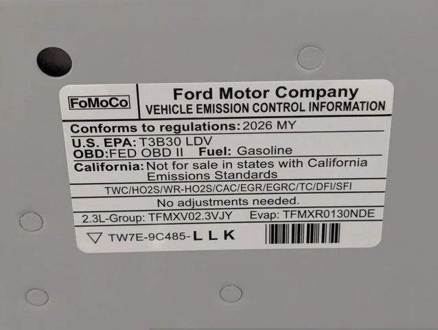 New 2026 Avalanche Gray Ford EcoBoost® Fastback image 43