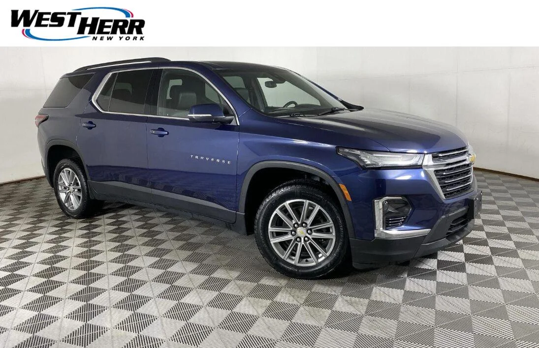 Used 2023 Northsky Blue Metallic Chevrolet LT Leather image 1
