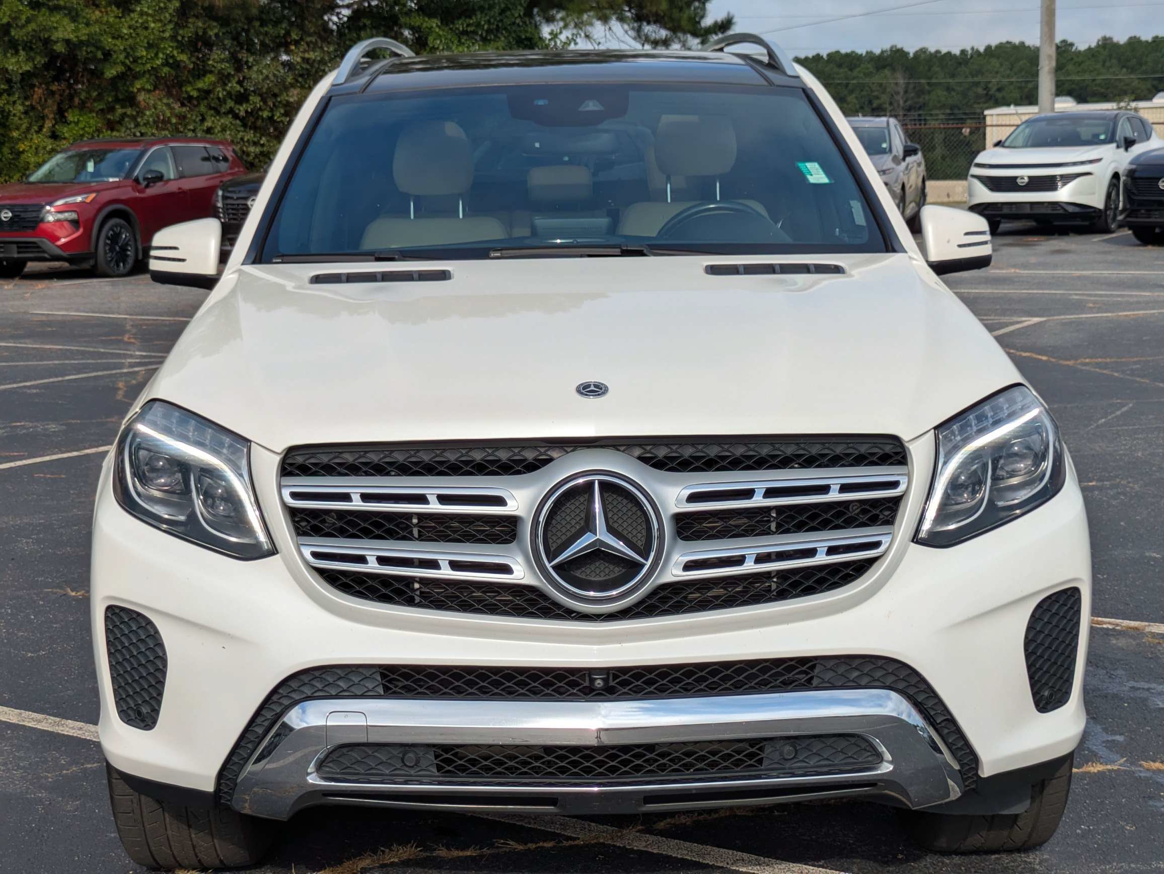 Used 2018 White Mercedes-Benz GLS 450 image 8