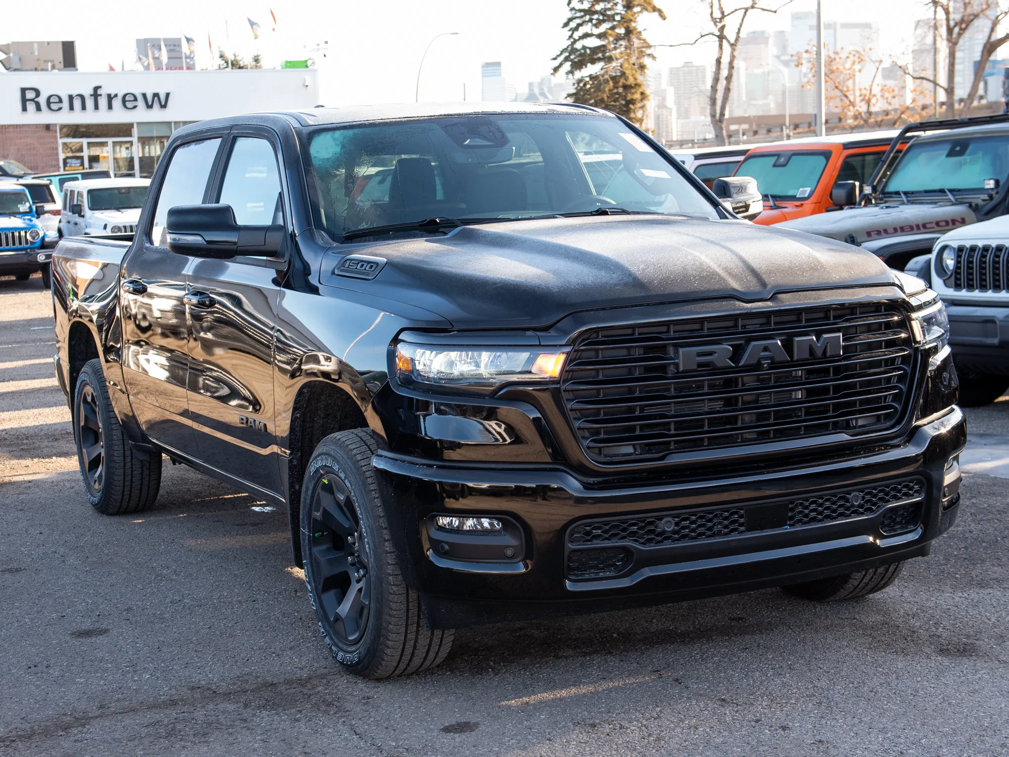 Used 2026 Black RAM Sport* Crew Cab 4x4, Heated Seats/Wheel, 12 Inch Screen, Nav, Twin Turbo image 7
