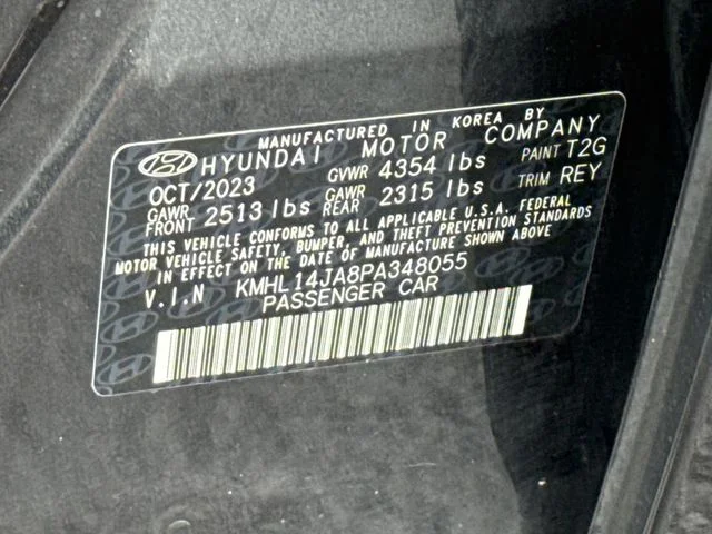 Used 2023 Gray Hyundai SEL image 30