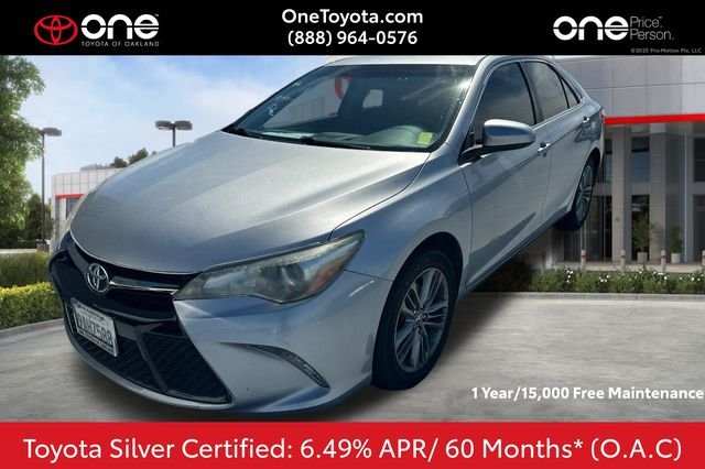 Certified Used 2017 Silver Toyota SE image 1
