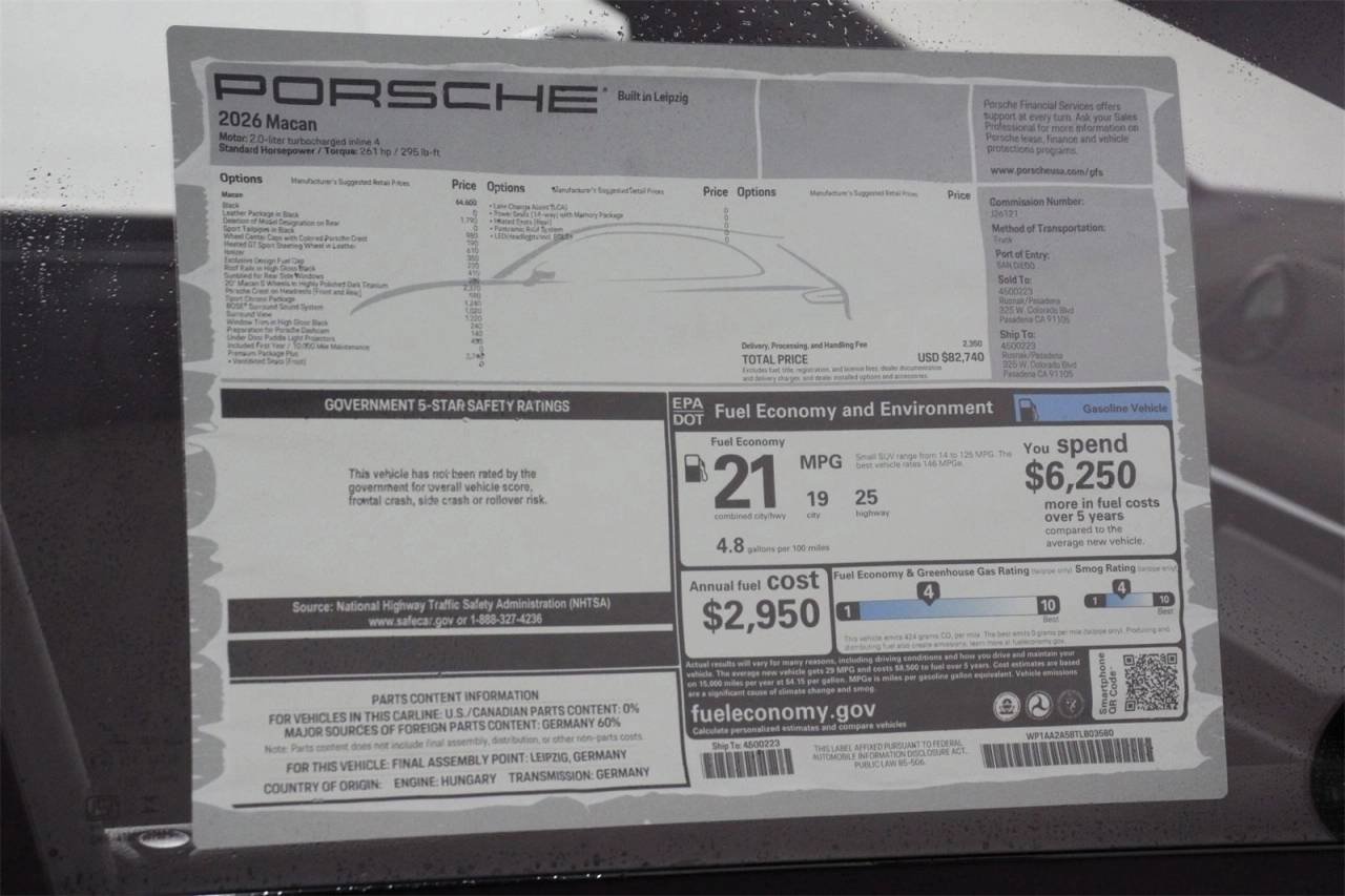 Certified Used 2026 Black Porsche  image 25