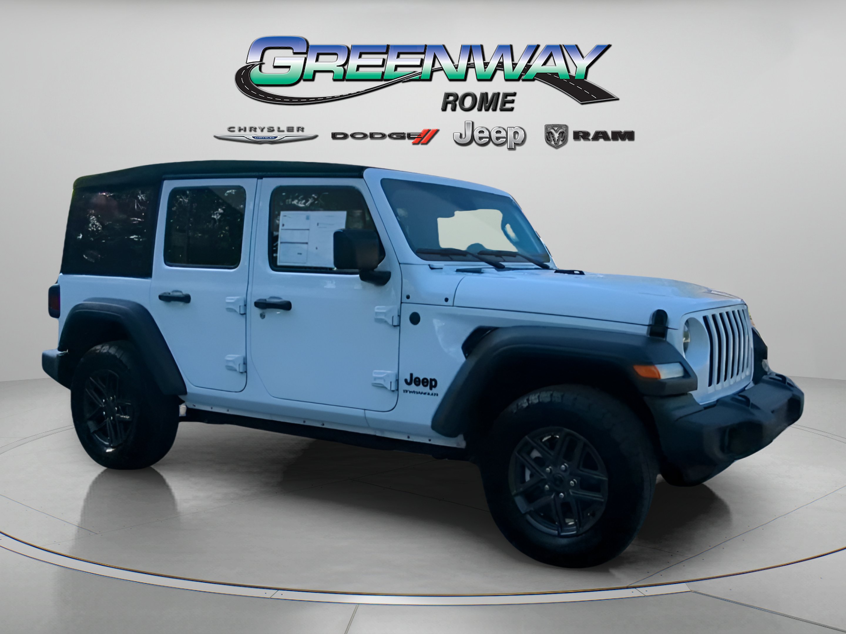 Used 2024 Bright White Clearcoat Jeep Sport S image 40