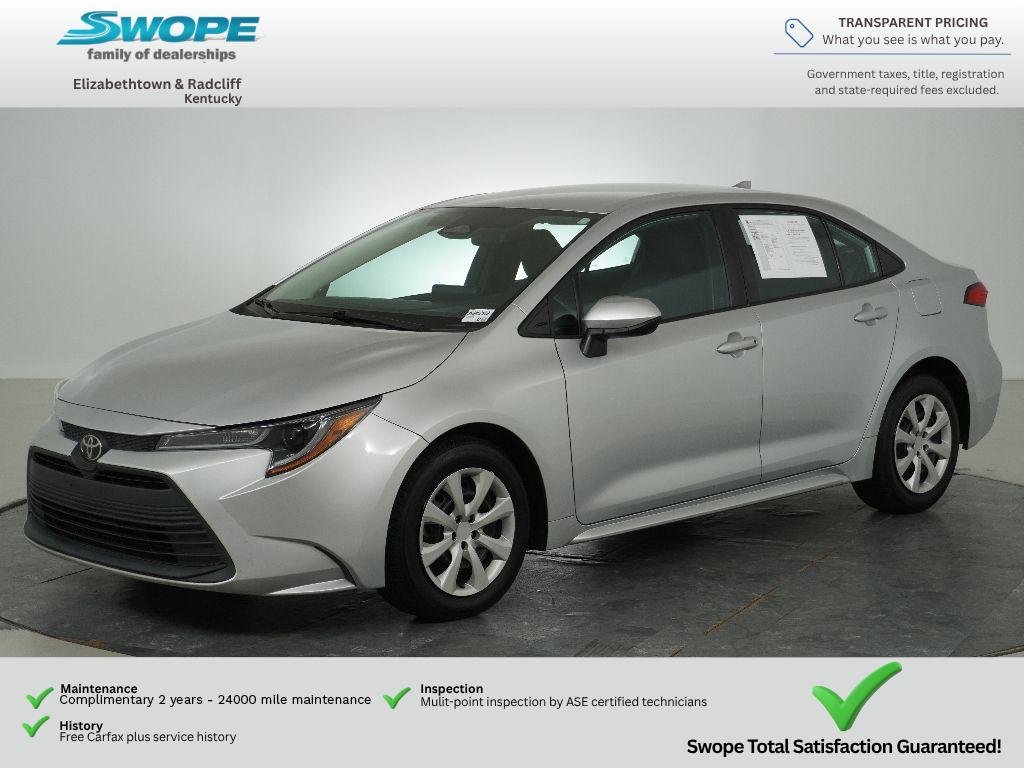 Used 2023 Classic Silver Metallic Toyota LE image 8