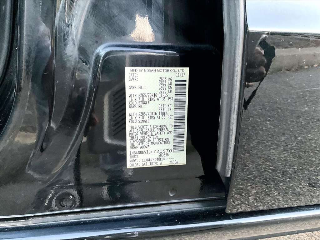 Certified Used 2018 Black Nissan SV image 36